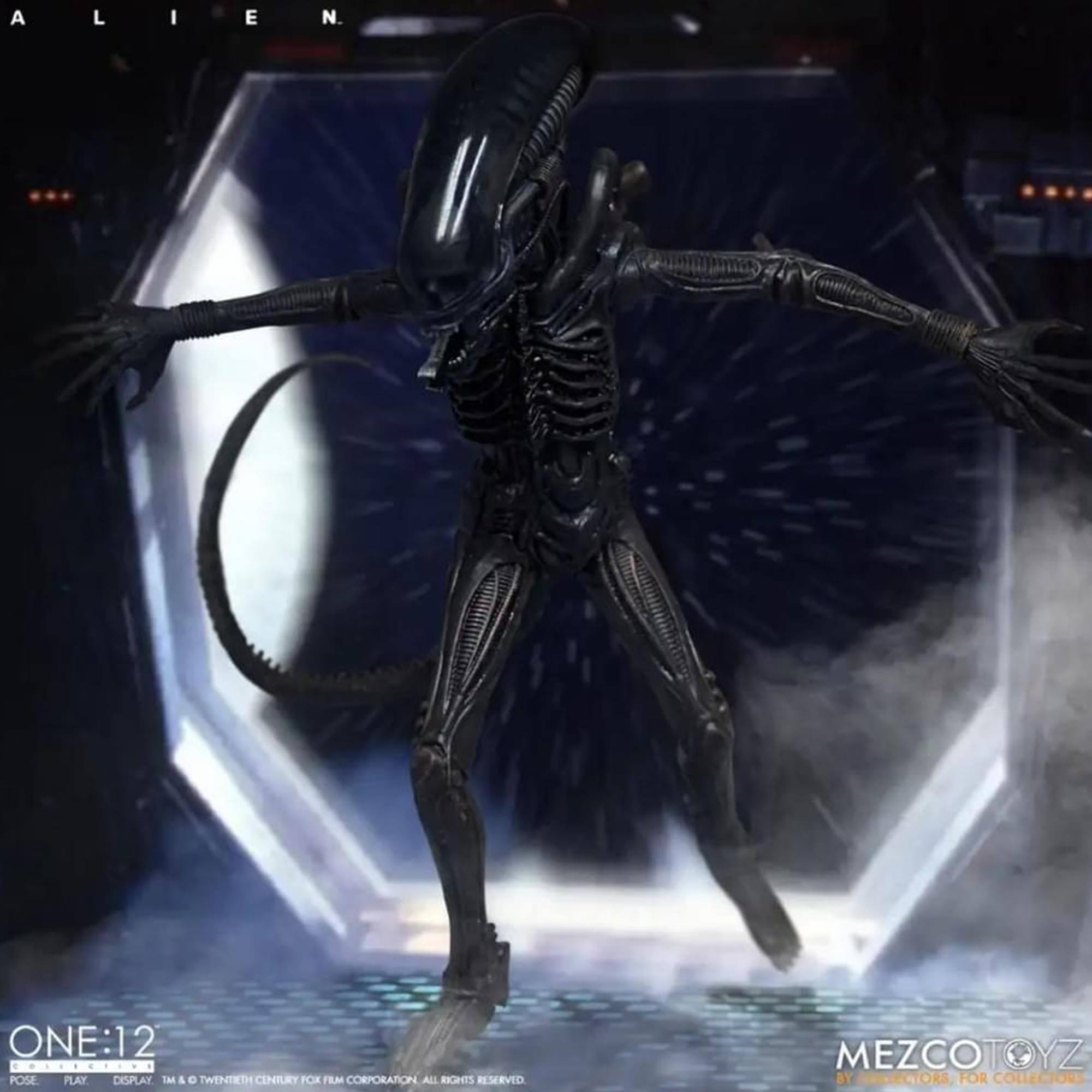 ALIEN

ONE:12

POSE PLAY DISPLAY

TM & © TWENTIETH CENTURY FOX FILM CORPORATION ALL RIGHTS RESERVED

MEZCOTOYZ BY TORS FOR COLLECTORS