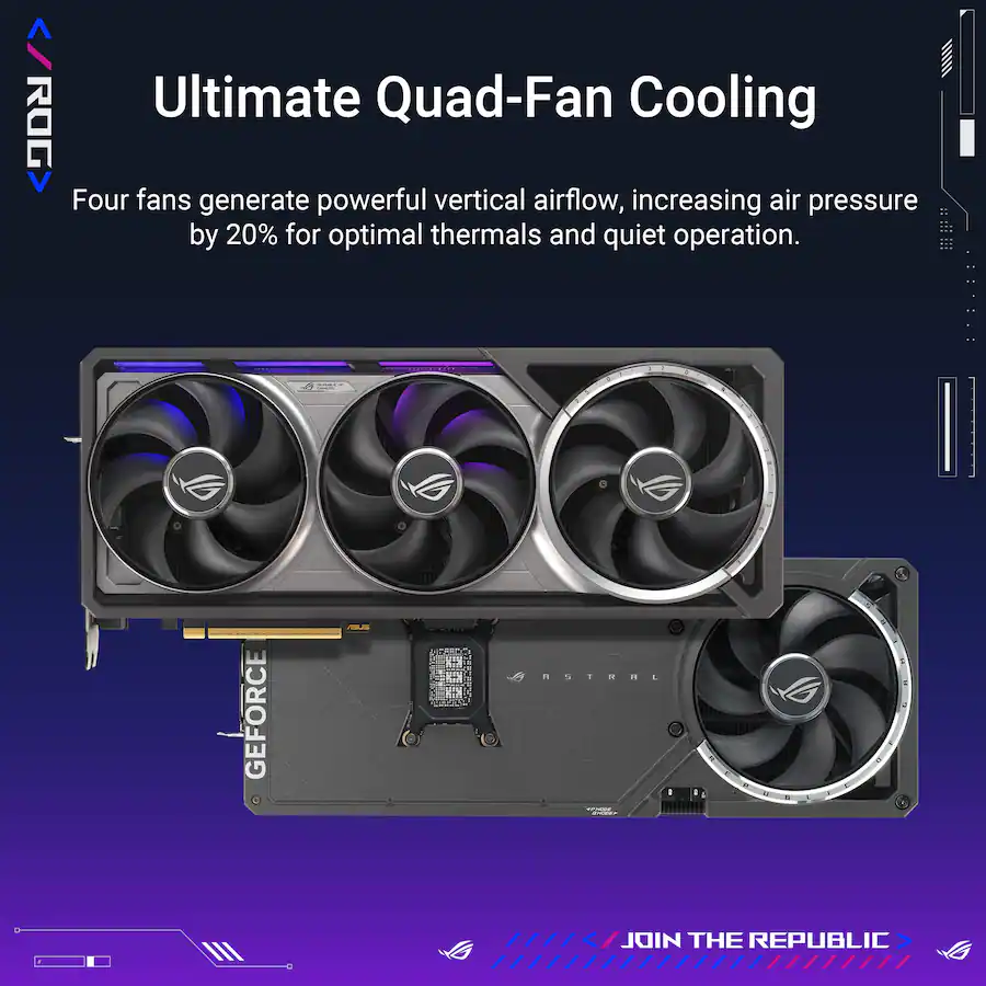 ASUS ROG Astral NVIDIA GeForce RTX 5080 16GB GDDR7 PCI Express 5.0 ...