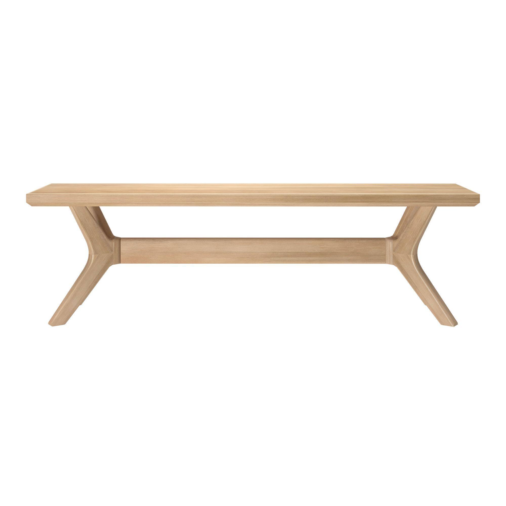 Alt View 3. Plank+Beam - Verso Dining Room Bench (60in / 1520mm), Blonde - Blonde.
