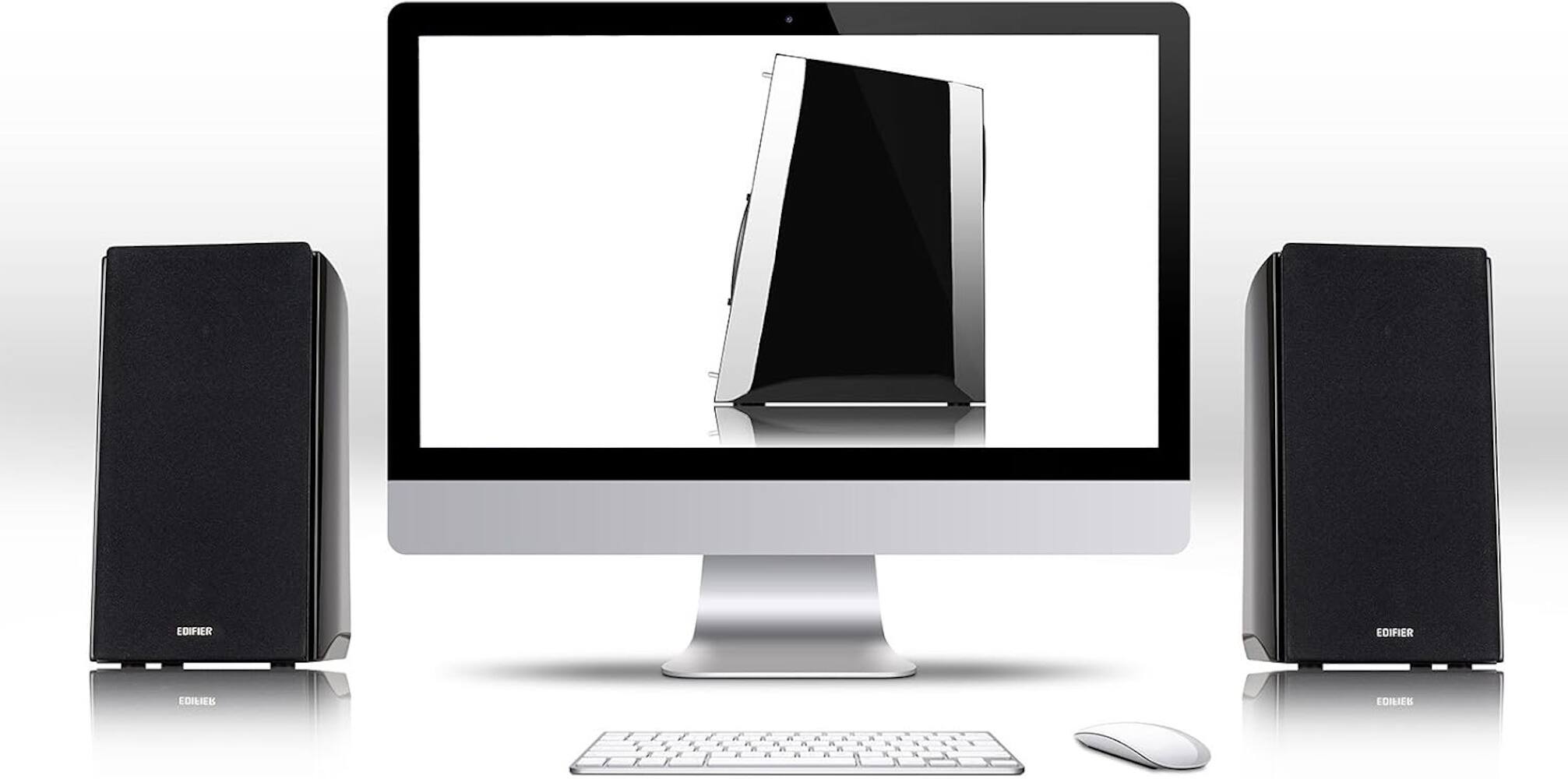 The text on the image reads "Edifier Edifier Edifier Edifier." This is a repetition of the same word, and it is not a proper sentence or phrase.