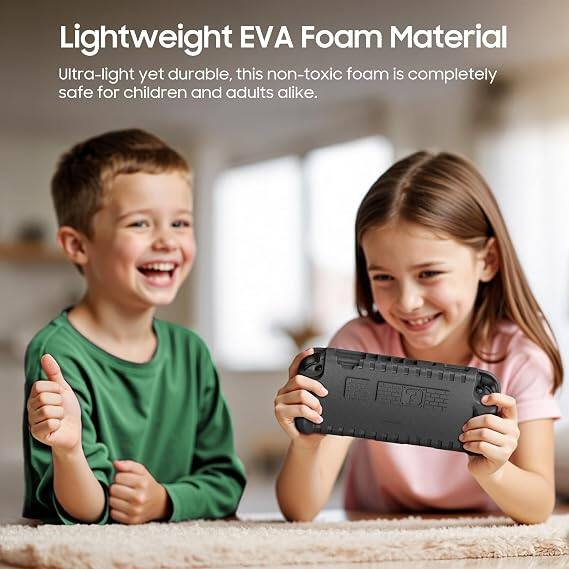 Lightweight EVA Foam Material  
Ultra-light yet durable, this non-toxic foam is completely safe for children and adults alike.