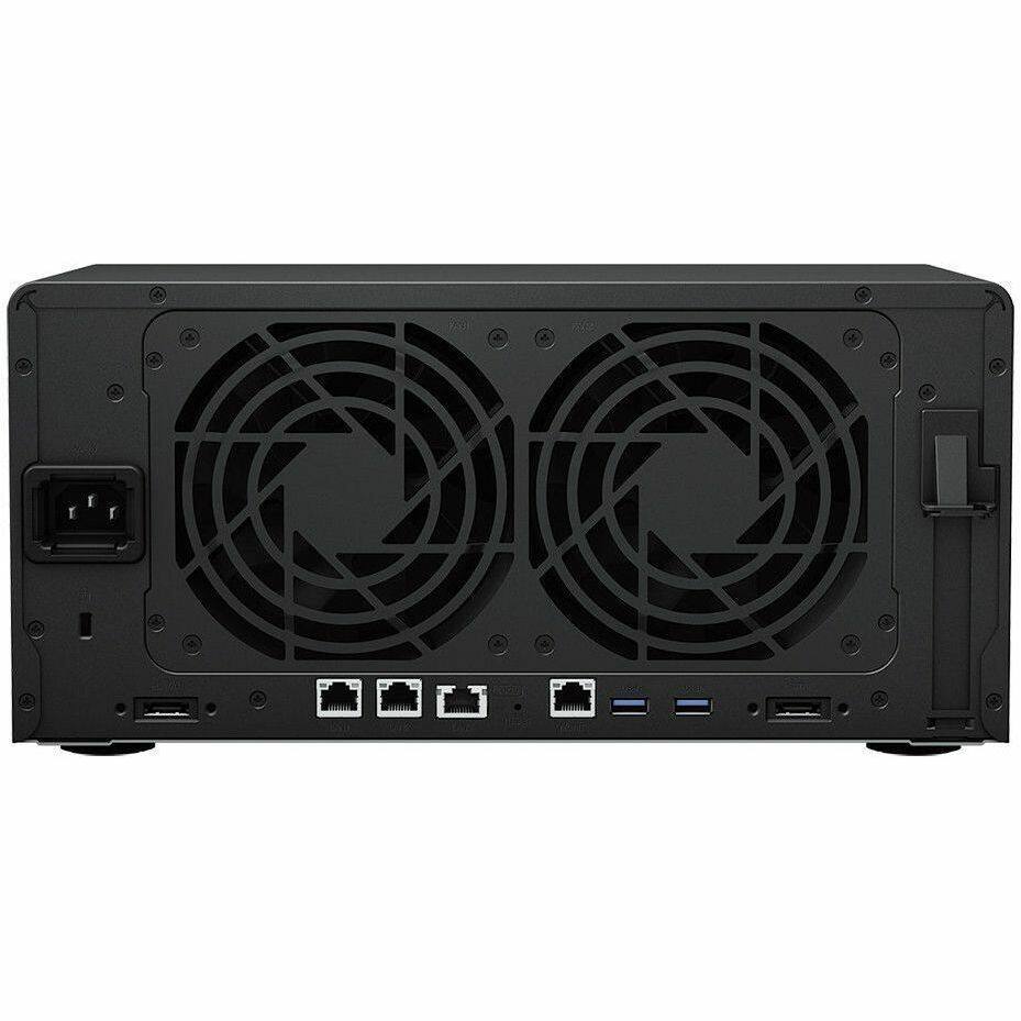 Alt View 3. Synology - Synology DiskStation DS1823XS+ SAN/NAS Storage System - AMD Ryzen V1780B Quad-core (4 Core) 3.35 GHz - 8 x HDD Supported - Unknown.