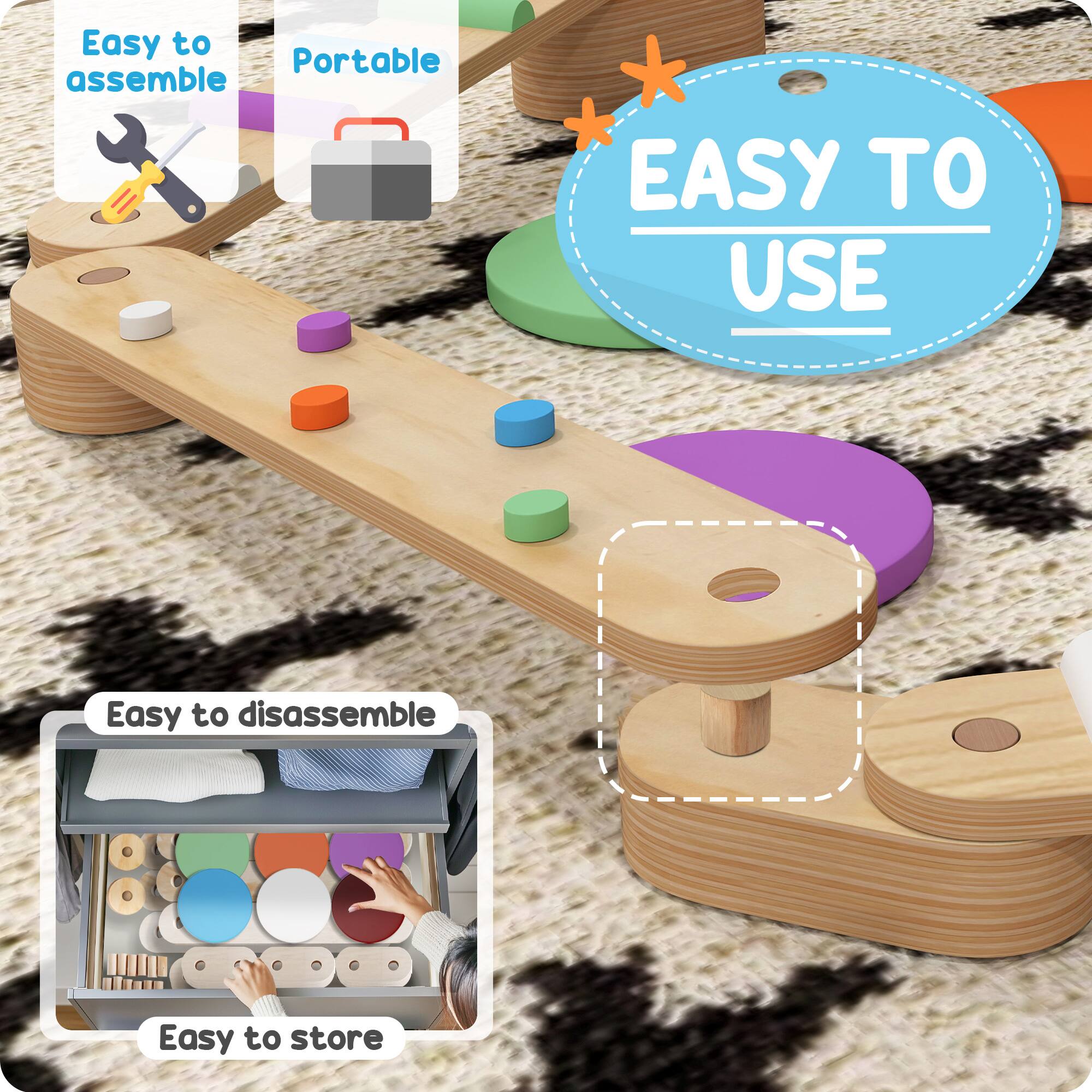 Easy to assemble  
Portable  
EASY TO USE  
Easy to disassemble  
Easy to store
