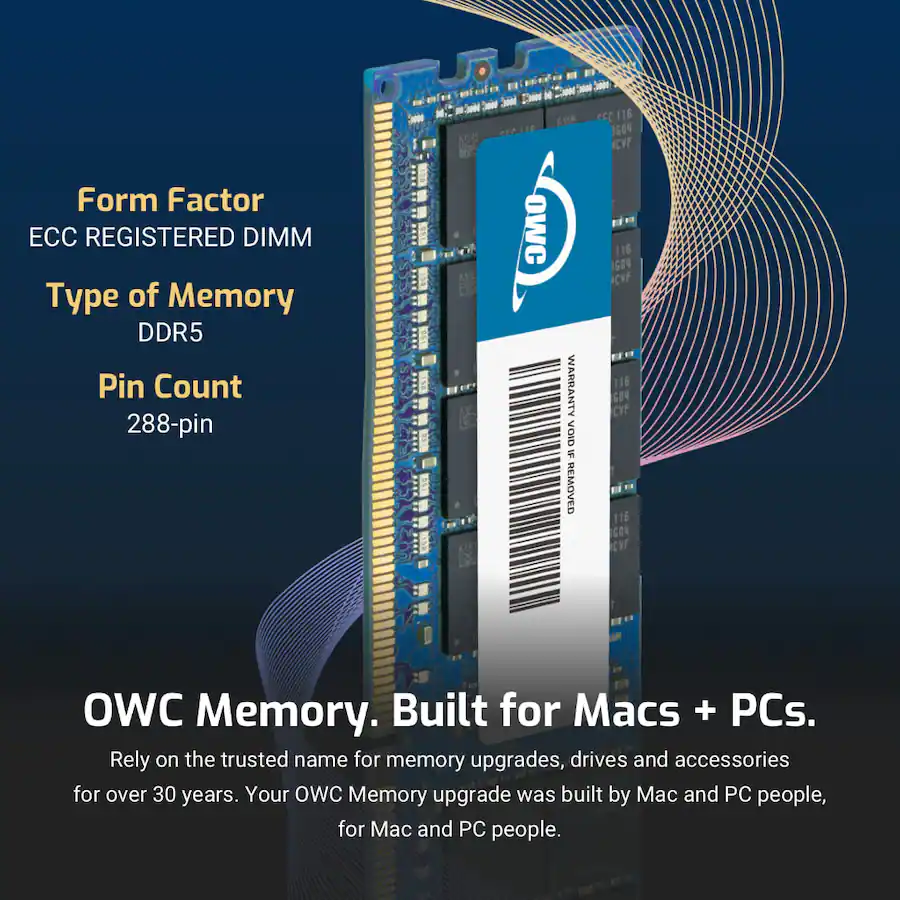 OWC 512GB (4x128GB) RDIMM Memory RAM For Lenovo ThinkSystem SR675 V3 ...