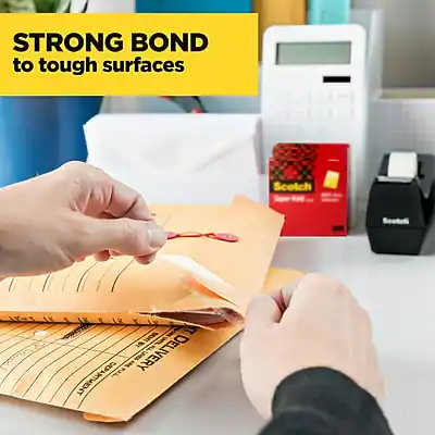 STRONG BOND to tough surfaces

Scotch
Super Strong Tape

DELIVERY DEPARTMENT
