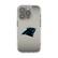 Front. Keyscaper - Carolina Panthers Linen Logo iPhone Clear Case - 13 mini - Multicolor.