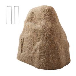 VEVOR - Faux Rock Cover, Outdoor Fake Rock Well Pump Cover, Realistic Natural Texture, Weather-Resistant Artificial Boulder - Sandy Brown