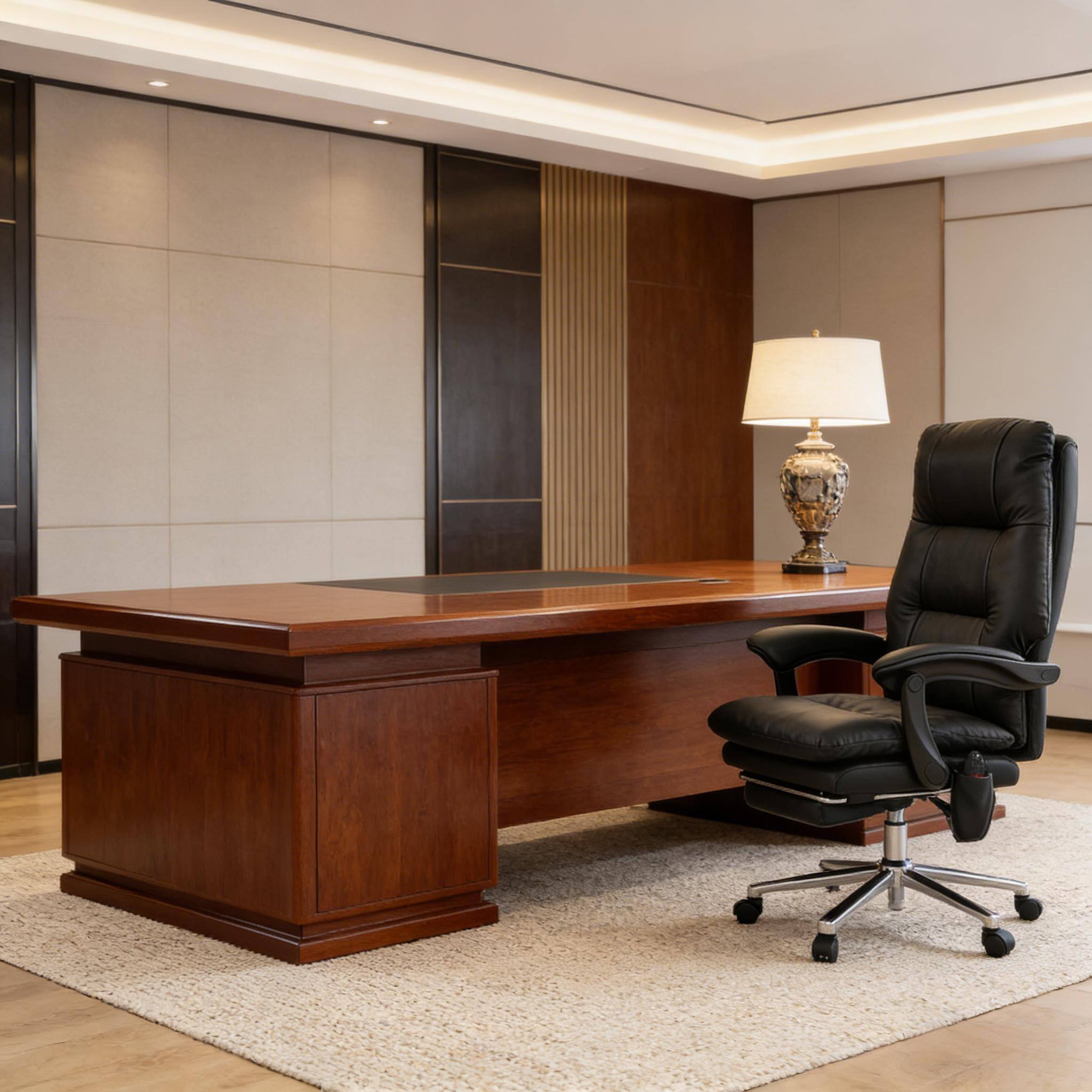 Alt View 1. Forest'nSky - Black Ergonomic Office Chair,Executive Desk Chair,Massage Office Chair - Black.