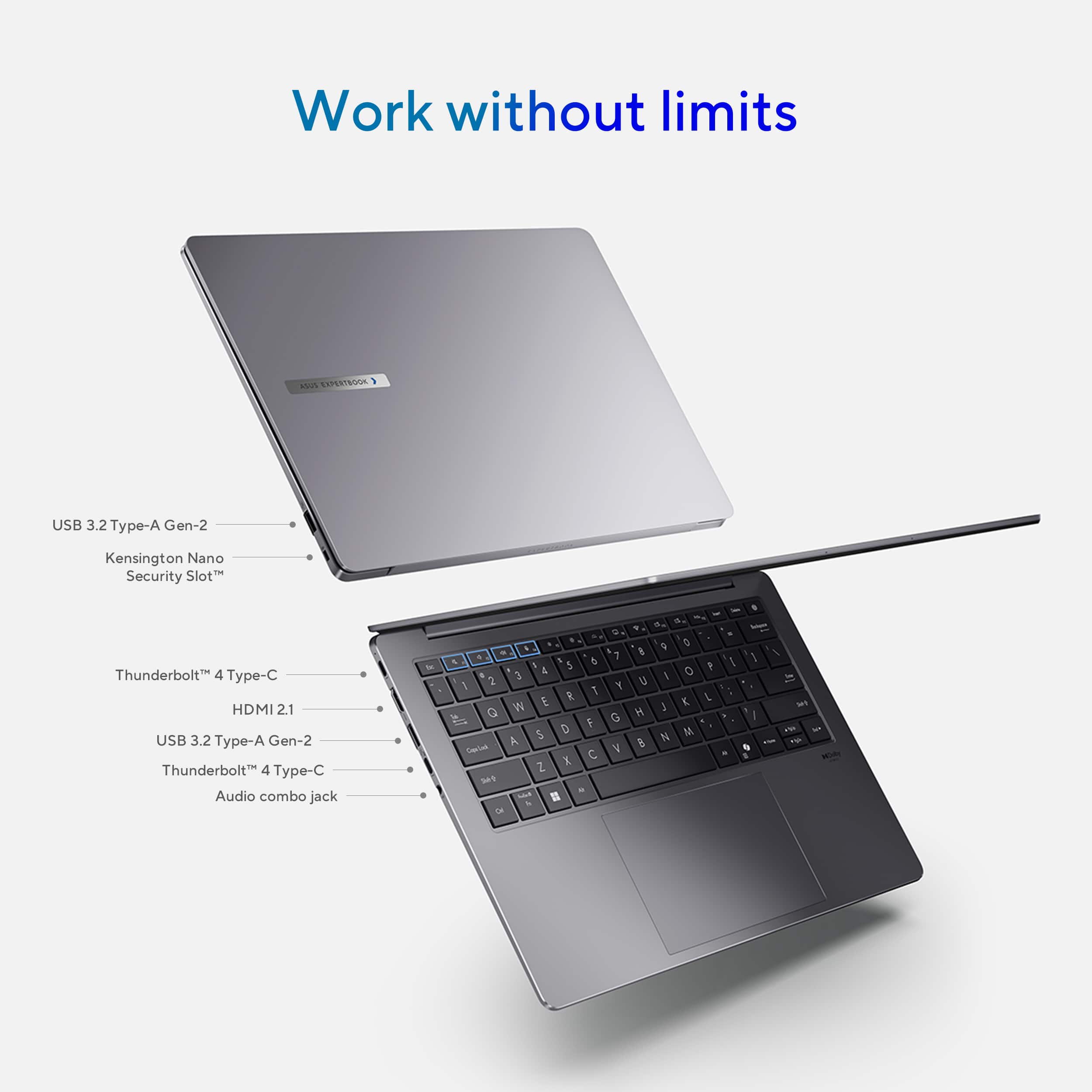 ASUS ExpertBook P5 2.5K Laptop Copilot+ PC Intel Core Ultra