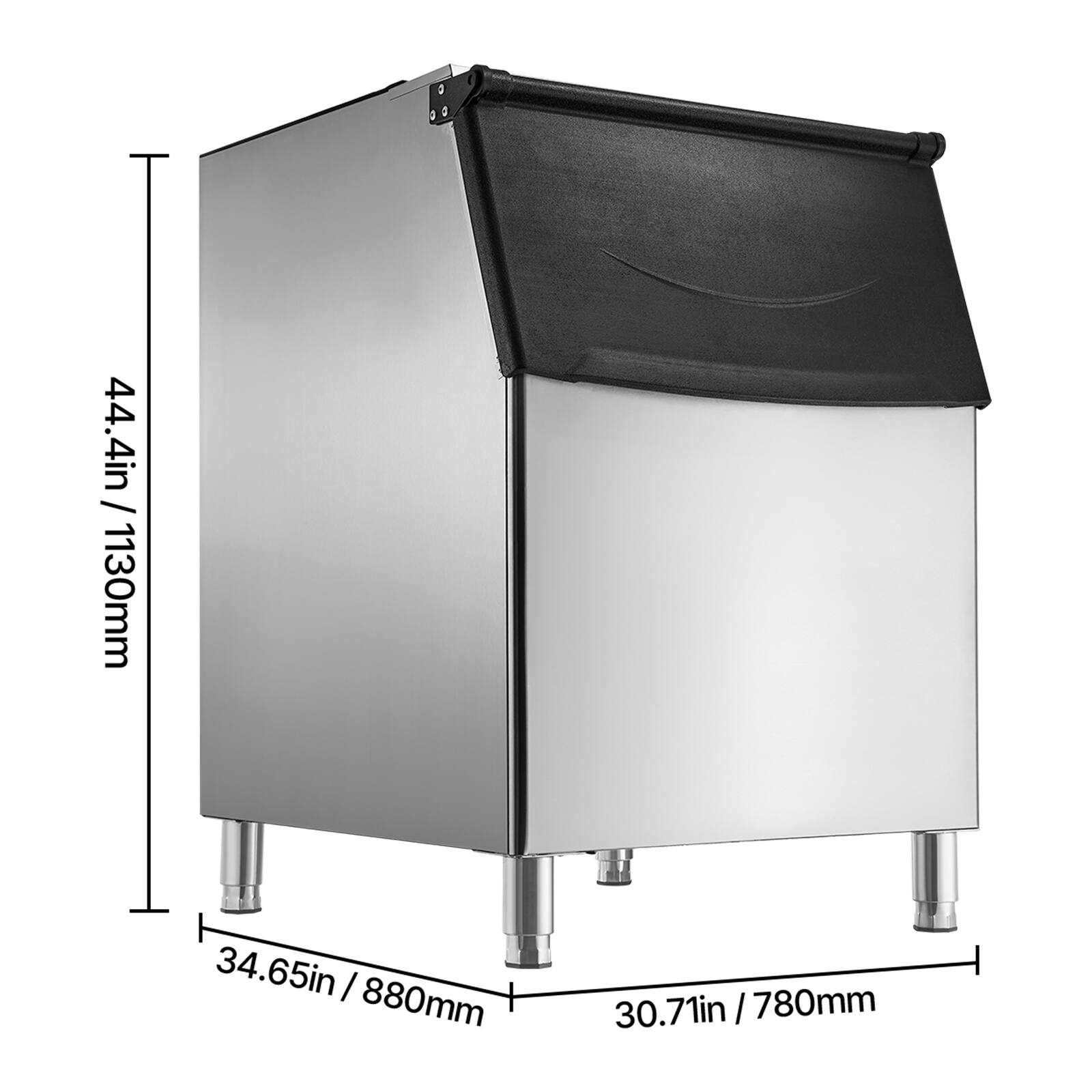 44.4in / 1130mm  
34.65in / 880mm  
30.71in / 780mm