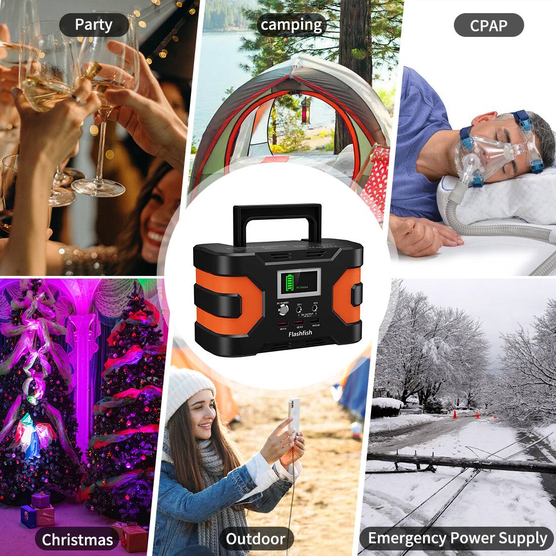 Party  
camping  
CPAP  
Christmas  
Outdoor  
Emergency Power Supply