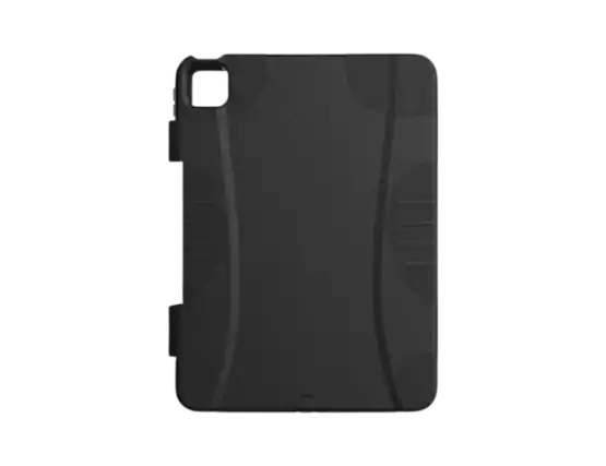 Front. Verizon - Verizon Case for Rugged Case for Apple iPad Air 10.8 inch (4th Gen/5th Gen) | Color: Clear & Black - Black.