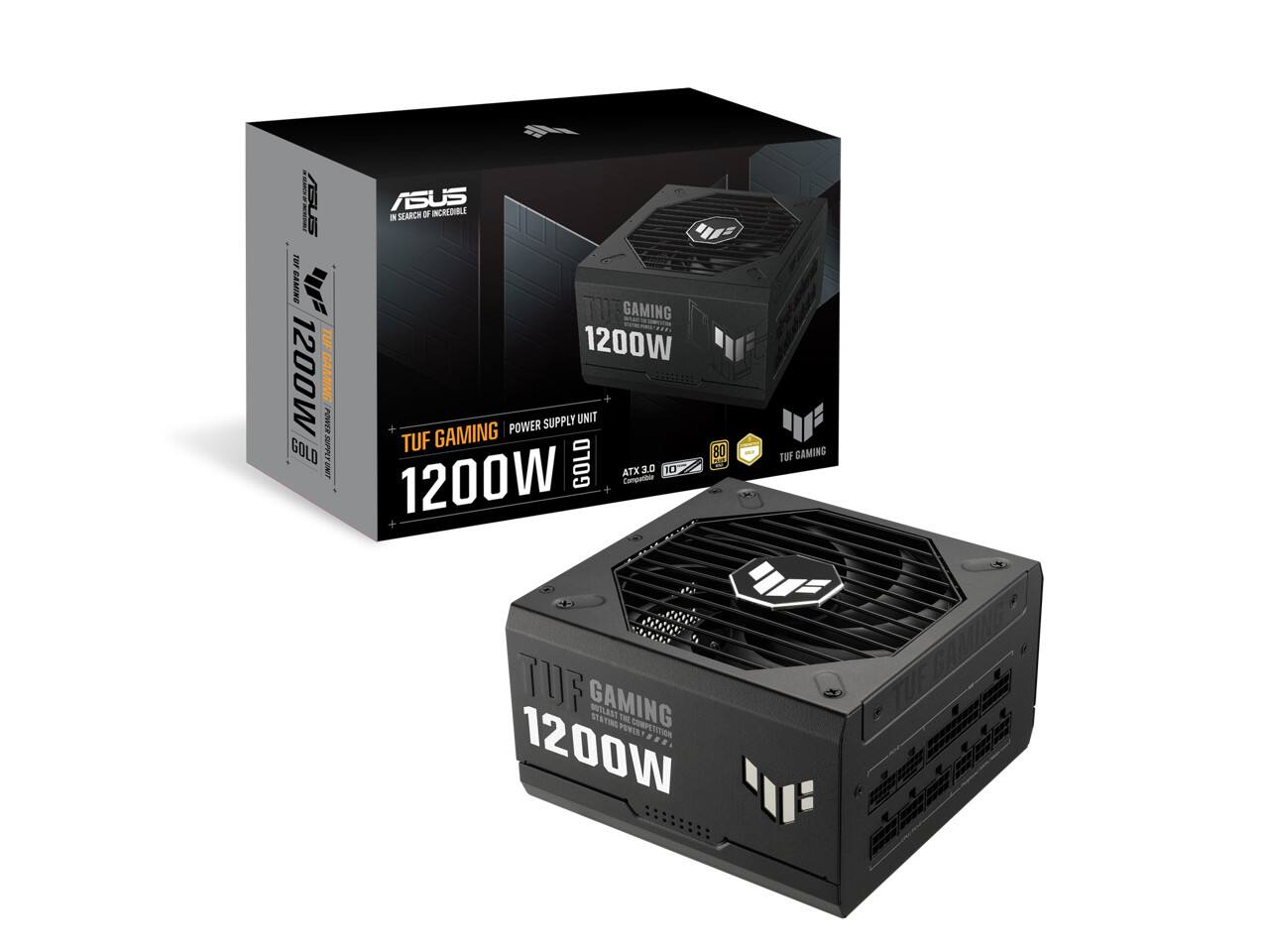 ASUS TUF GAMING 1200W POWER SUPPLY UNIT GOLD ATX 3.0 10 10 LF GAMING