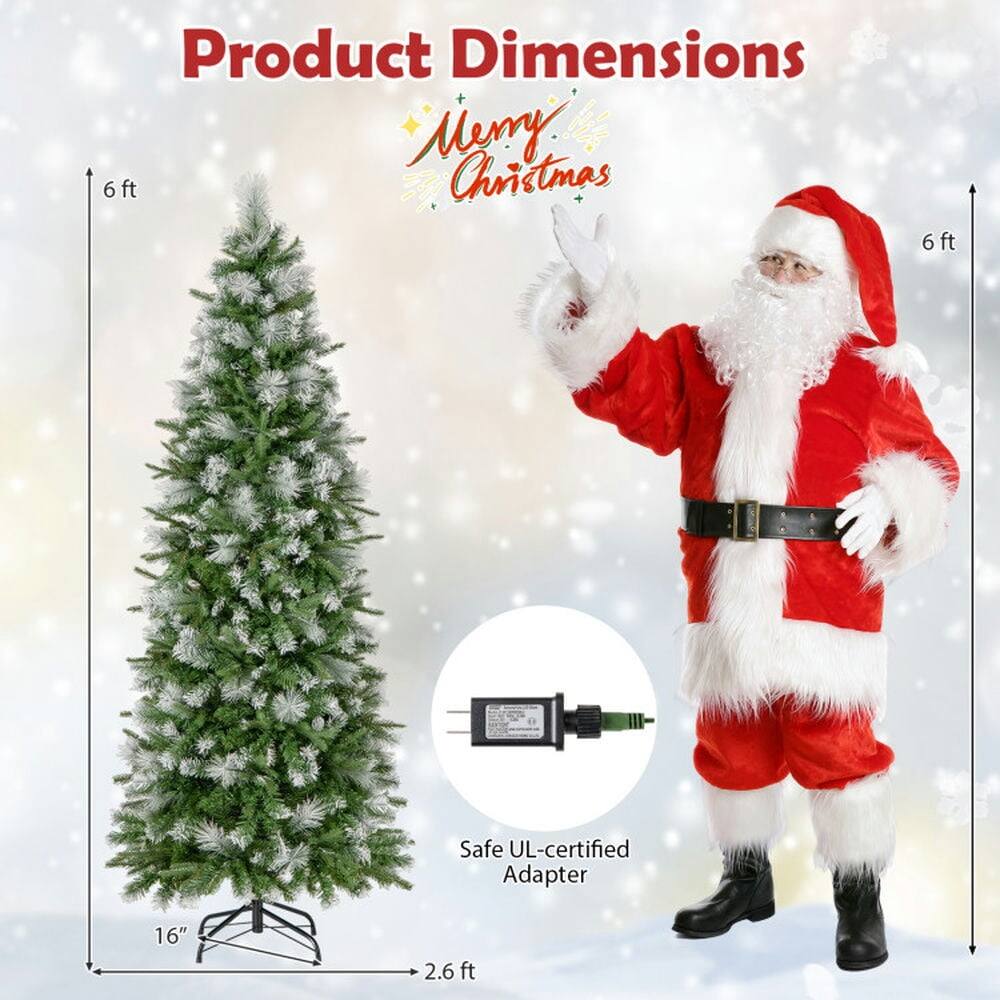 Product Dimensions  
Memy Christmas  
6ft  
6ft  
Safe UL-certified Adapter  
16"  
2.6 ft
