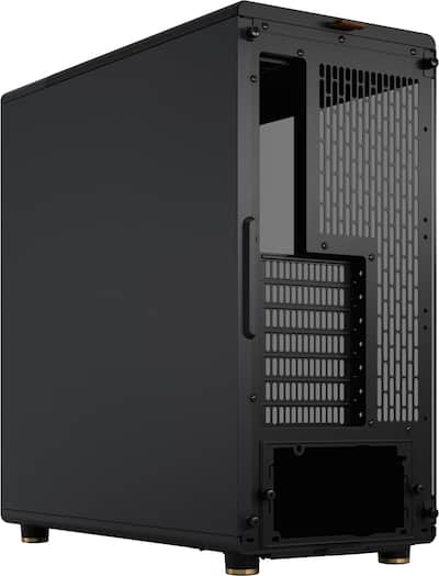 Fractal Design North Charcoal Black Chassis with Walnut Front and Fractal Design North Charcoal Black Chassis with Walnut Front and