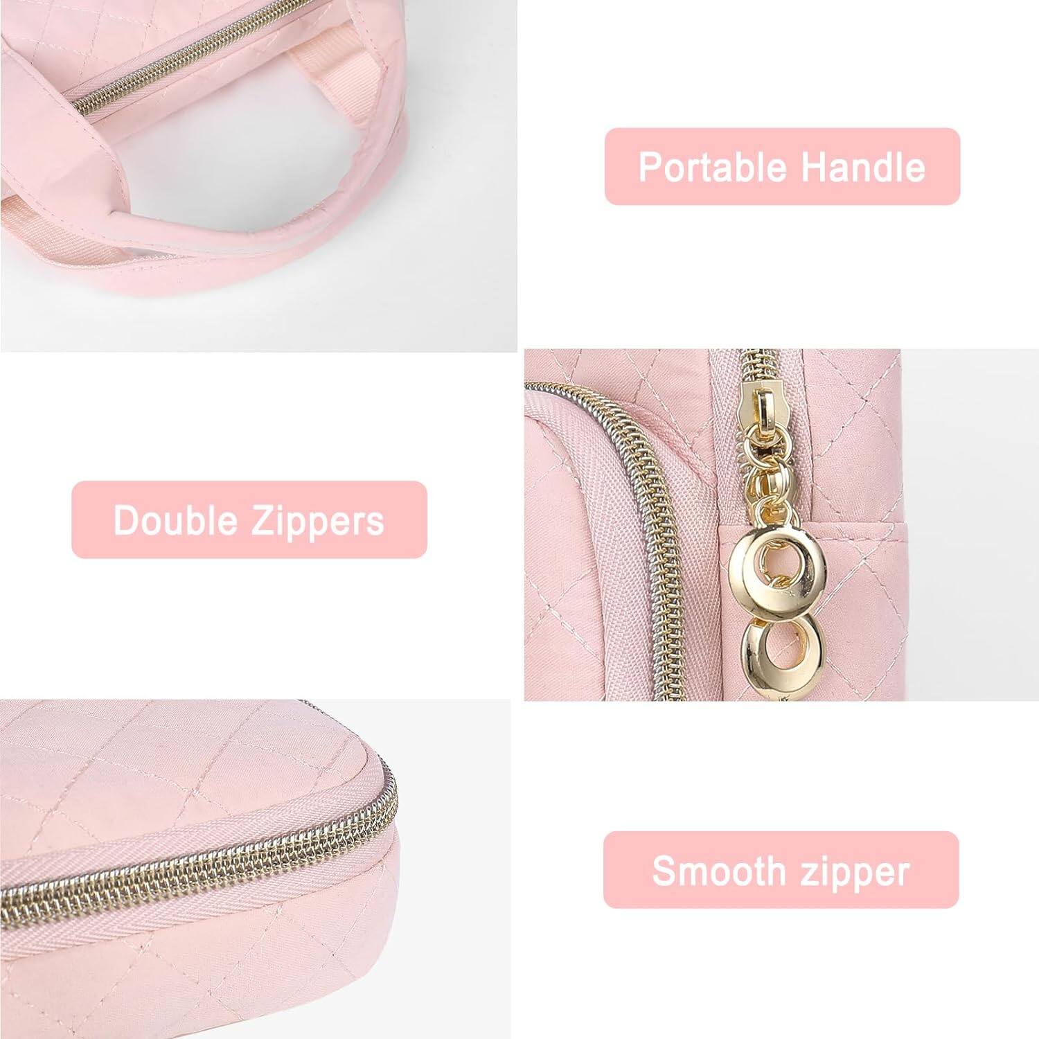 - Portable Handle
- Double Zippers
- Smooth zipper