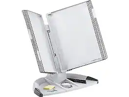 Tarifold - Modular Desktop Document Holder, 8.5" x 11", Polypropylene - Gray