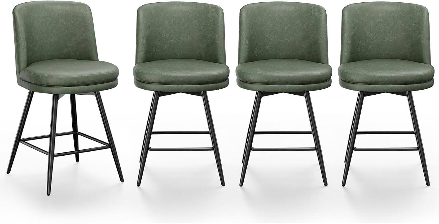 Vintage Green-Set of 4