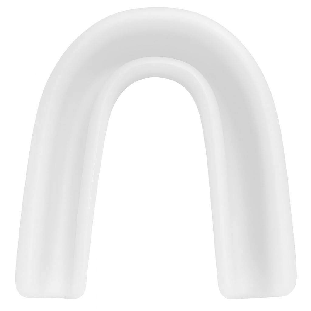 Alt View 4. Amber Sporting Goods - Breathable Boil & Bite MMA Mouth Guard for Boxing & Wrestling, Super Tough Combat Mouthpiece – White - White.
