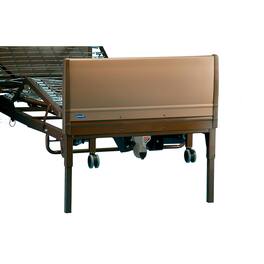 Invacare - Universal Bed End for Full & Semi-Electric Homecare Beds – Durable Bed Footboard Accessory - Brown