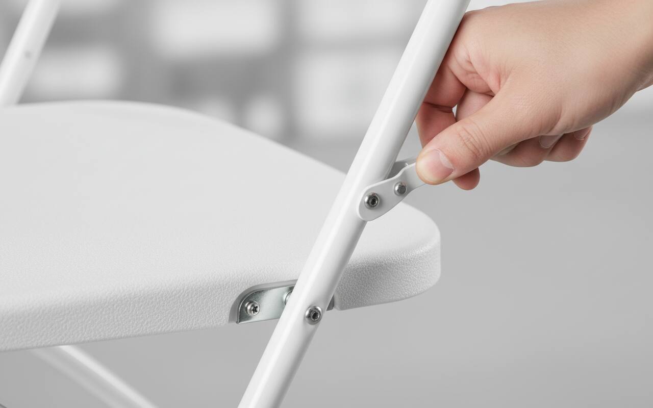 Left. AOITUN - Folding Chair 10 Pack Plastic Foldable for Daily Use - Perfect for Dorm Rooms - White.