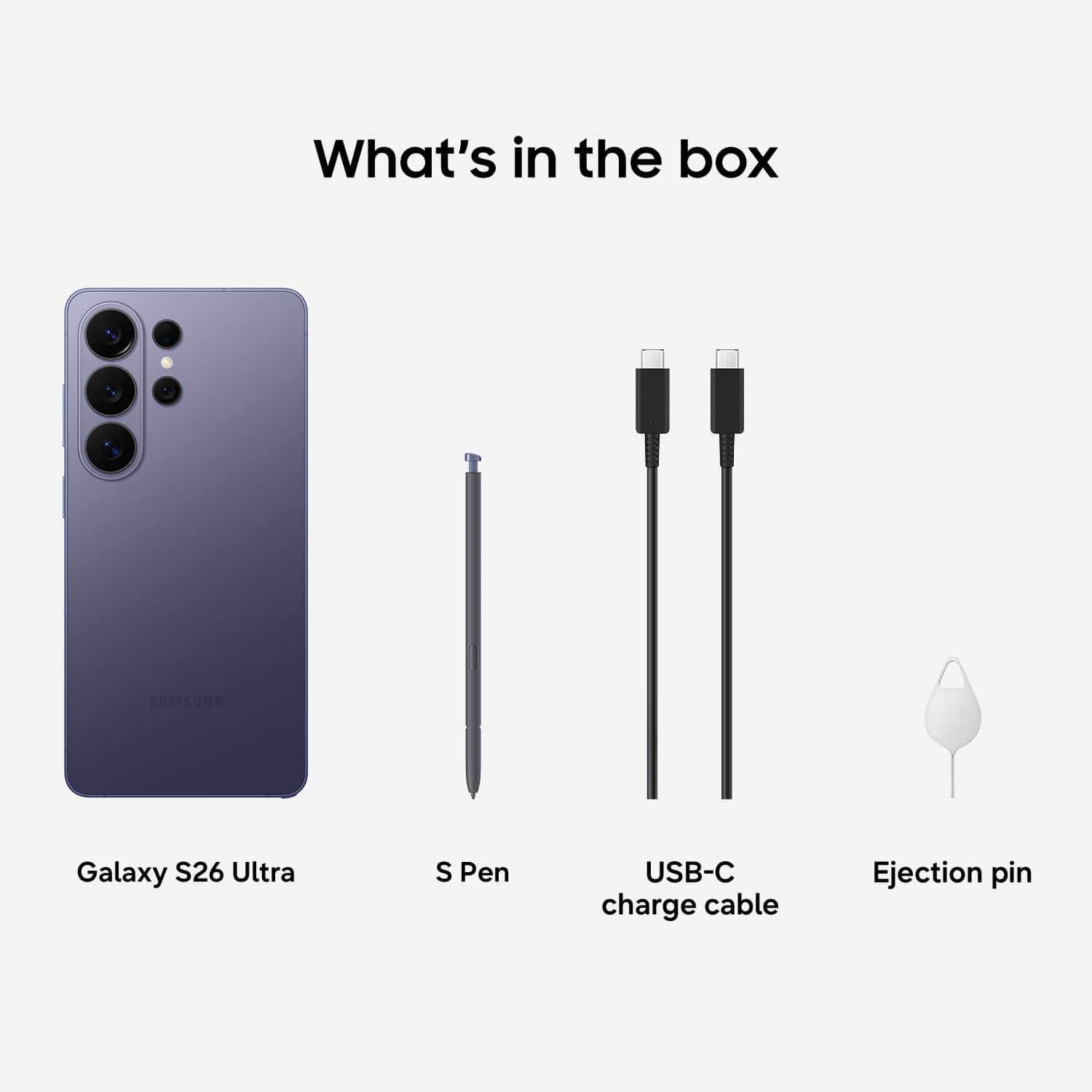 Samsung Galaxy S26 Ultra 512GB Cobalt Violet (Verizon) SM Samsung Galaxy S26 Ultra 512GB Cobalt Violet (Verizon) SM