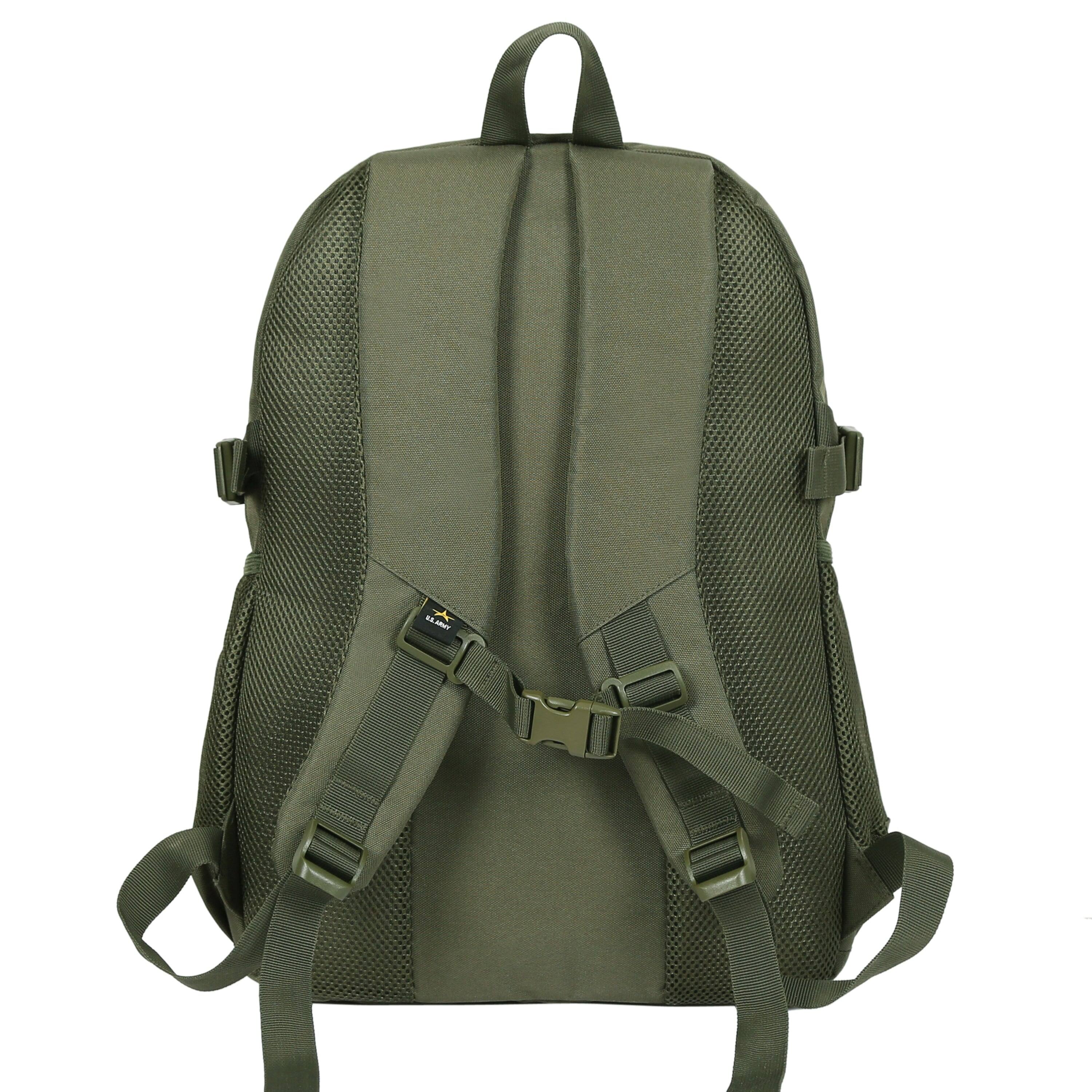 Angle. US Army - ZULU Tactical Laptop Backpack - TACTICAL GREEN.