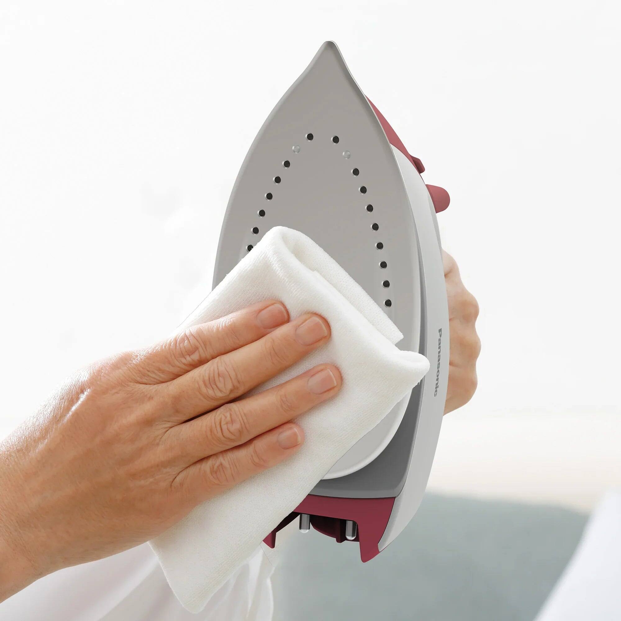 Alt View 6. Panasonic - Cordless Lightweight Steam/Dry Iron, 1400W Non Stick Plate - Sage Green.