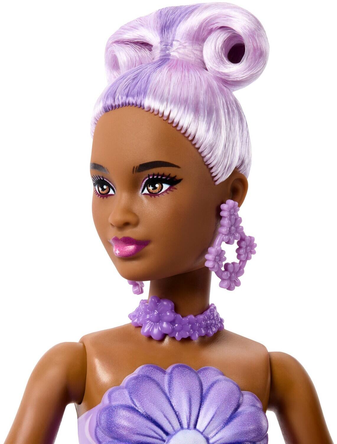 Alt View 3. Mattel - Barbie Petal Pop Doll & Bunny, Purple   - COLLECTIBLES - Multicolor.