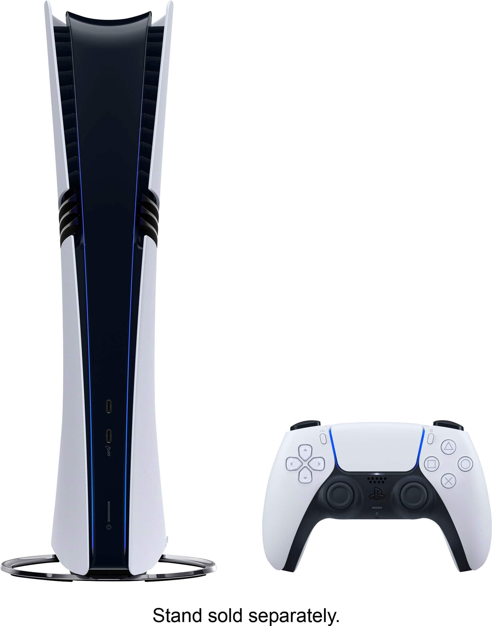 Stand sold separately.