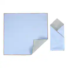 Front. Unique Bargains - 18" x 18" Camera Protective Wrap, Magic Self-Adhesive Cloth Anti-scratch Lens Pouches for Camera Lens DSLR Phone Laptop - Blue.