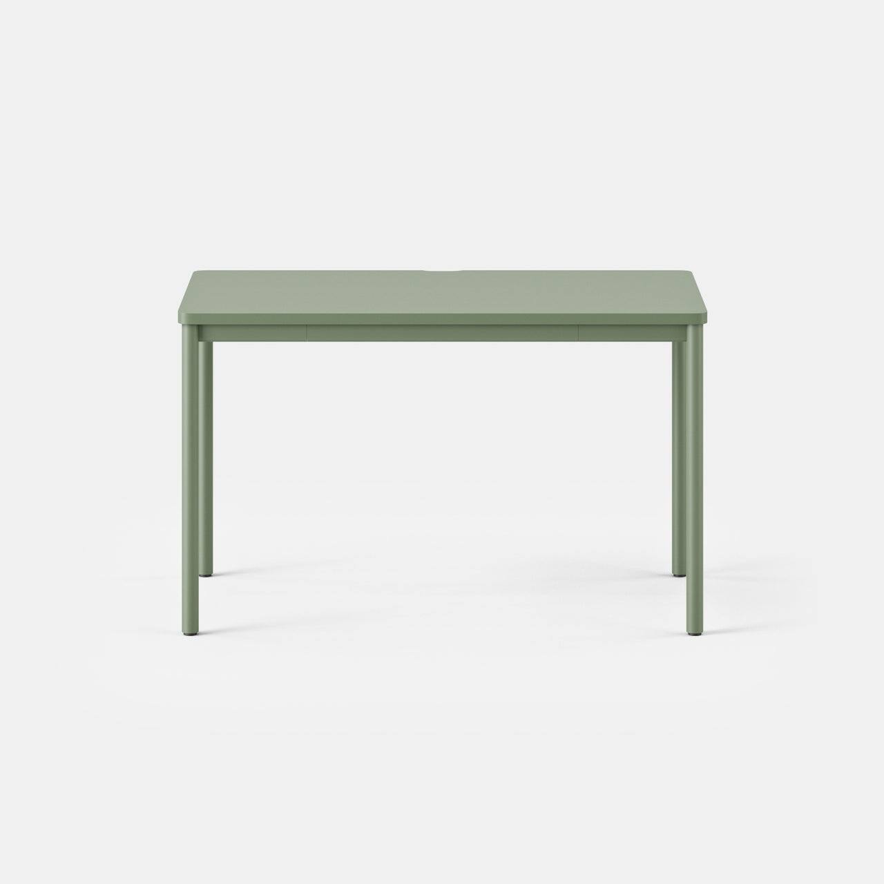 Left. Branch Furniture - Daily Desk 48" x 24" - Sage/Sage.