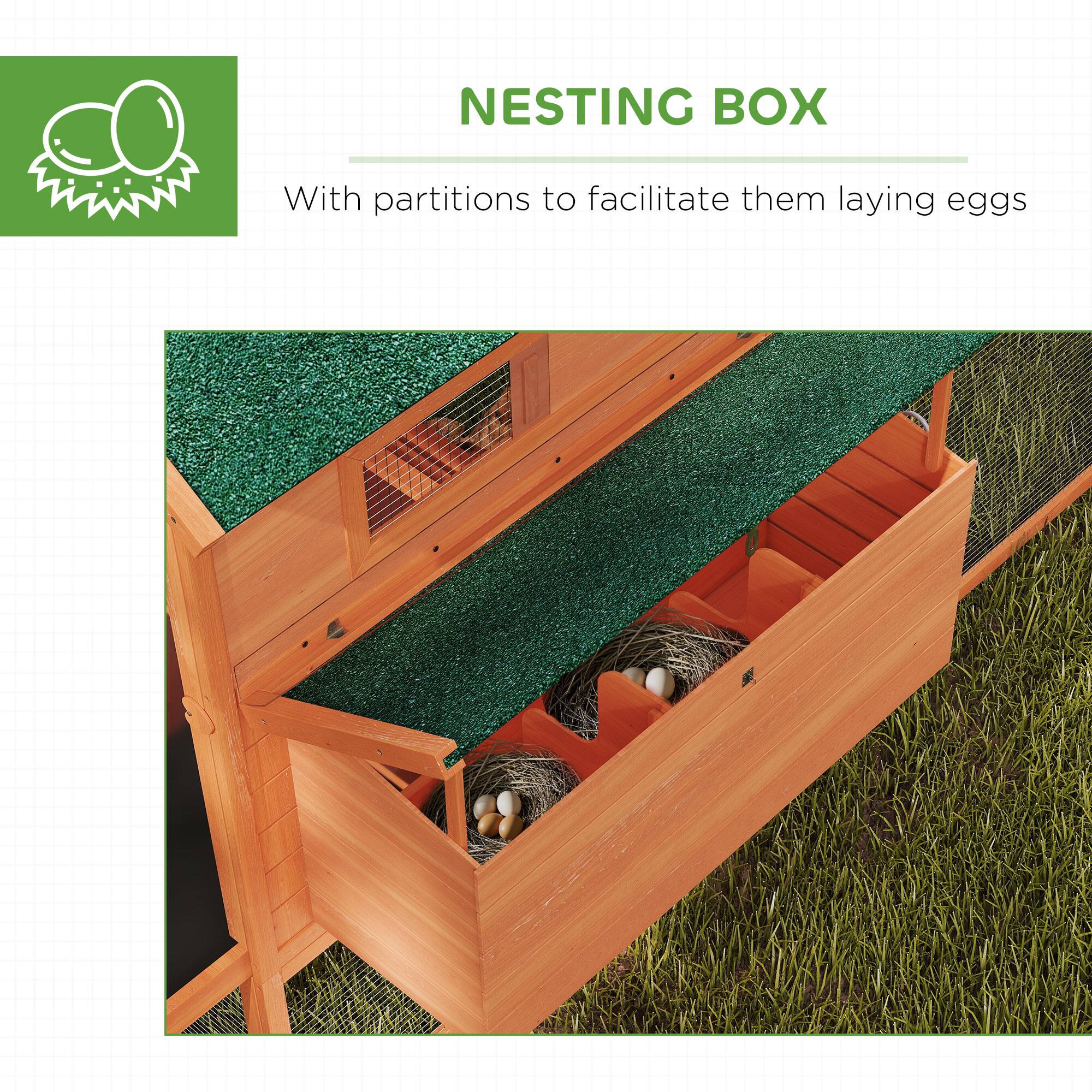 NESTING BOX

With partitions to facilitate them laying eggs