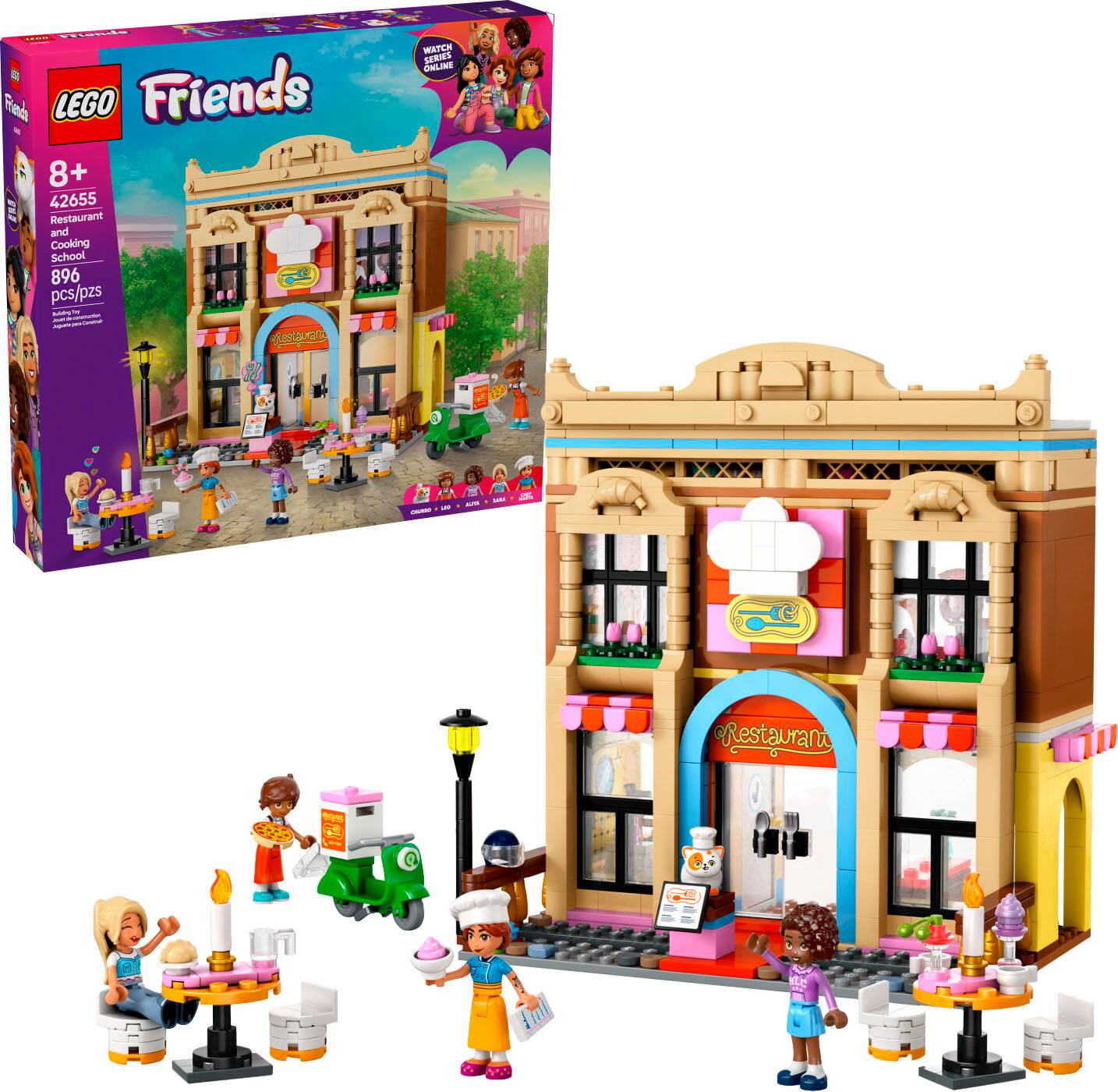 LEGO - Friends Restaurant and Cooking School Building Set 42655