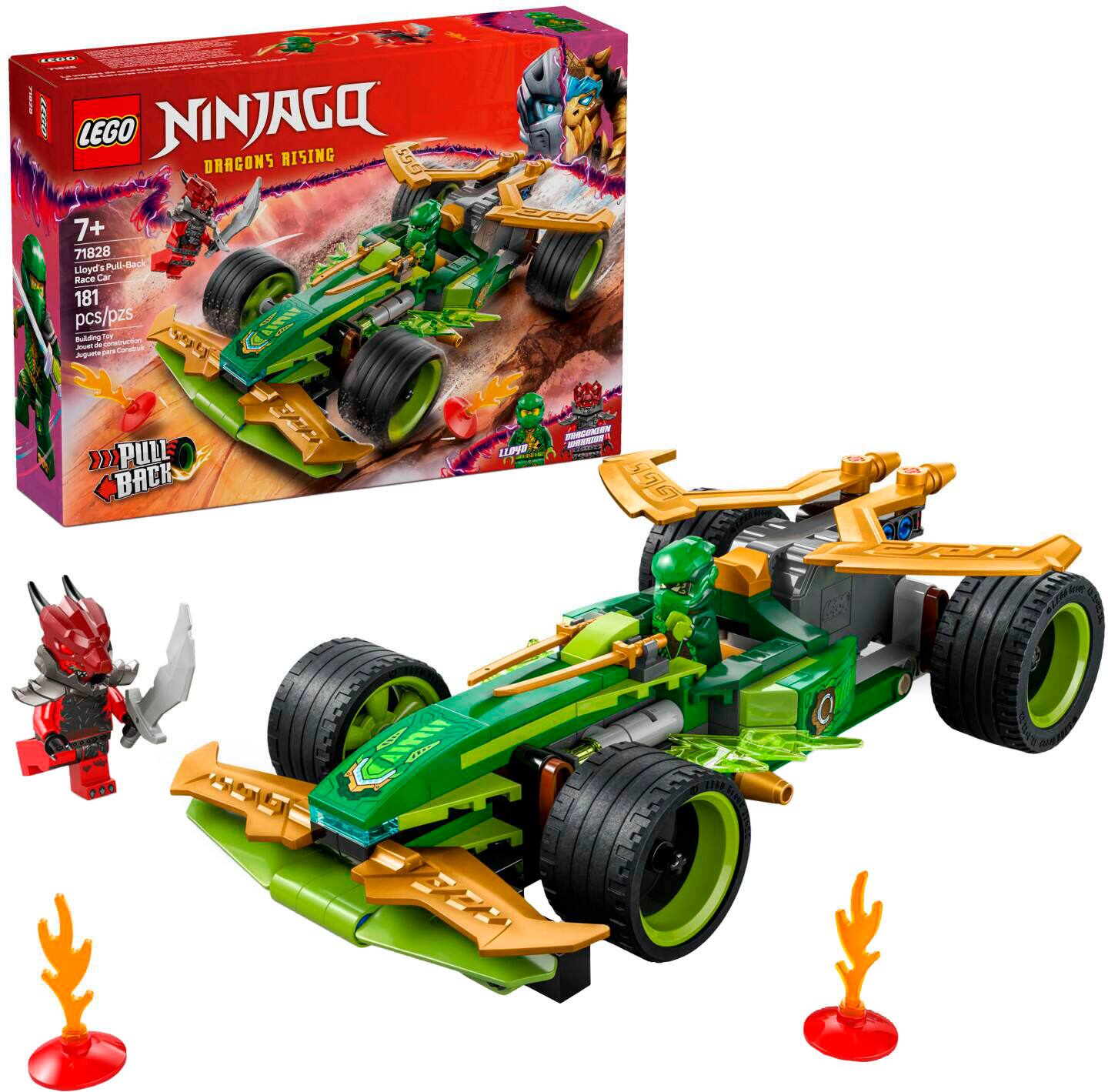 LEGO - NINJAGO Lloyd's Pull-Back Race Car Building Toy 71828