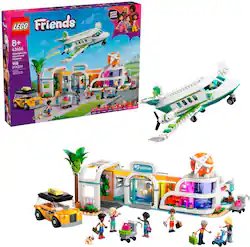 LEGO - Friends Heartlake City Airport and Airplane Toy Building Set 42656 - Front_Zoom