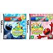 Front Detail. Sesame Street: Cookie's Counting Carnival and Elmo's A-to-Zoo Adventure Bundle - Nintendo DS.