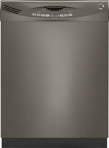 Front Standard. GE - 24" Tall Tub Built-In Dishwasher - Slate.