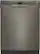 Front Standard. GE - 24" Tall Tub Built-In Dishwasher - Slate.