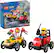 LEGO City Pizza 1 OE 5+ 60458 VS. Fire Truck Pizza 70 pcs/pzs Building Toy Jouet de construction para Construir Juguete CHOKING HAZARD. WARNING: children under 3 years 3 arts NOt for Small pan PIZZA