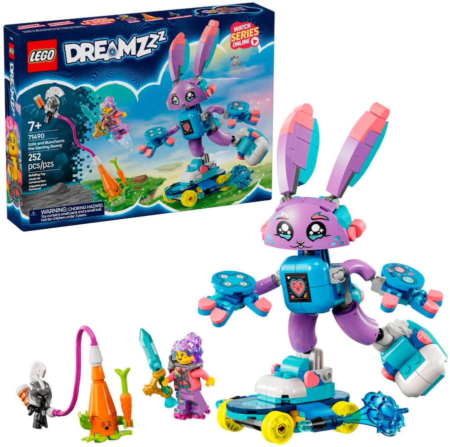 LEGO DREAMZzz Izzie And Bunchurro The Gaming Bunny Building Set 71490 lego-dreamzzz-izzie-and-bunchurro-the-gaming-bunny-building-set-71490