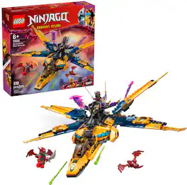 LEGO - NINJAGO Ras and Arin's Super Storm Jet Building Toy 71833