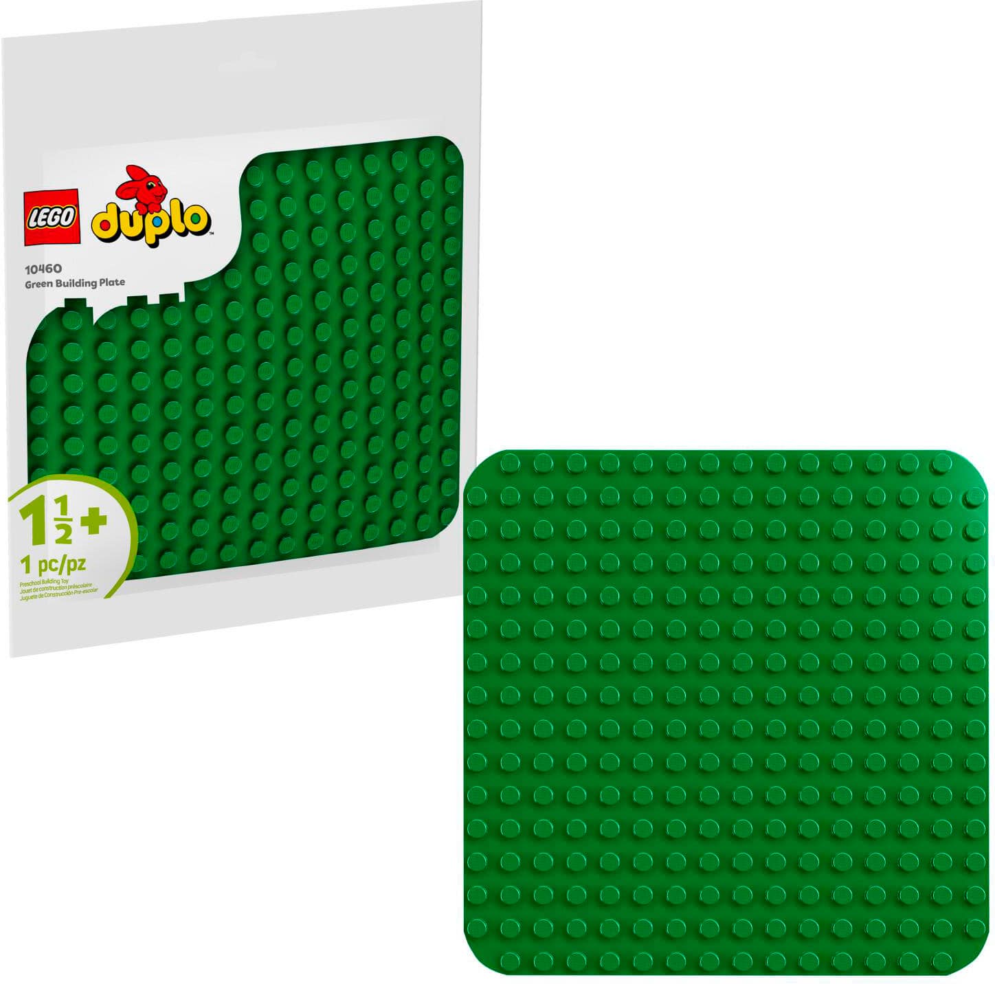 LEGO - DUPLO Green Building Plate Construction Toy 10460 - Front_Zoom