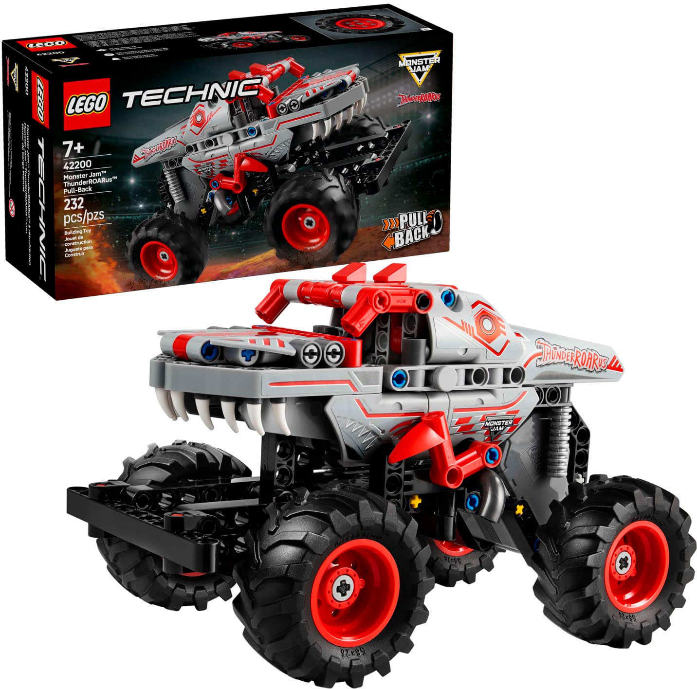 LEGO Technic 7+ 42200 Monster Jam ThunderROARUS Pull-Back 232 pcs/pzs Bulang Ty