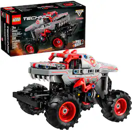 LEGO - Technic Monster Jam ThunderROARus Pull-Back Monster Truck Building Toy 42200