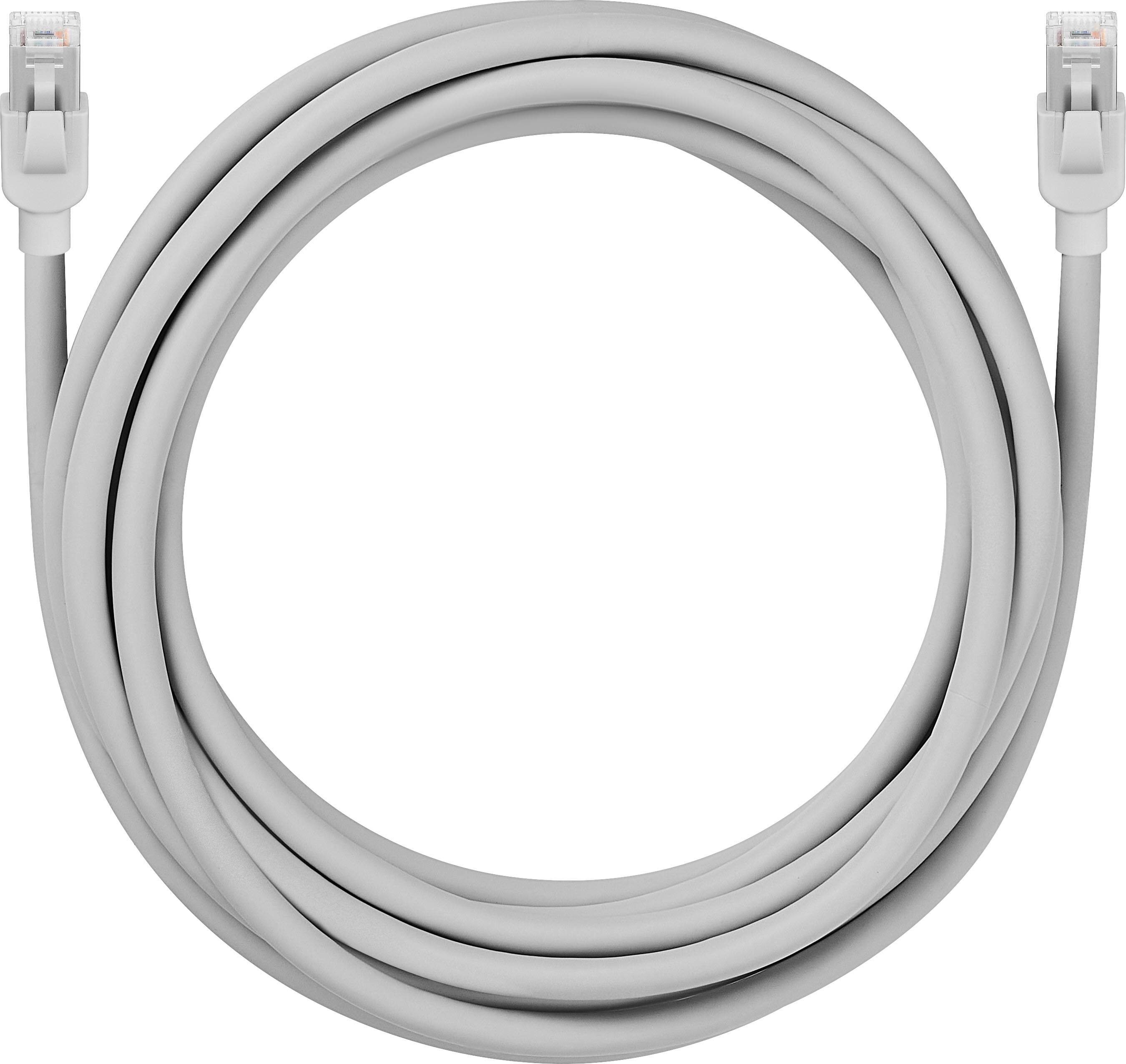 Alt View 14. Insignia™ - 14 ft. Cat 6A Ethernet Cable - Gray.