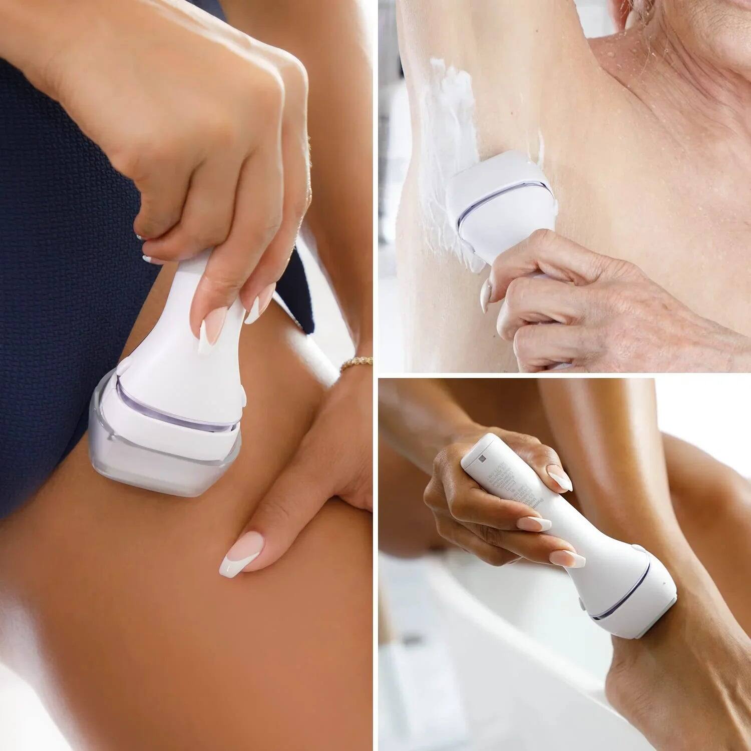 Alt View 1. Panasonic - 4-Blade Women's Electric Shaver + Bikini Attachment.