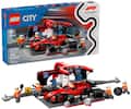 Lego City II 6+ 60443 Formula 1 Pit Stop & F1 Pit Crew with Ferrari Car 322 pcs/pzs Construction playset for 6+ year olds.