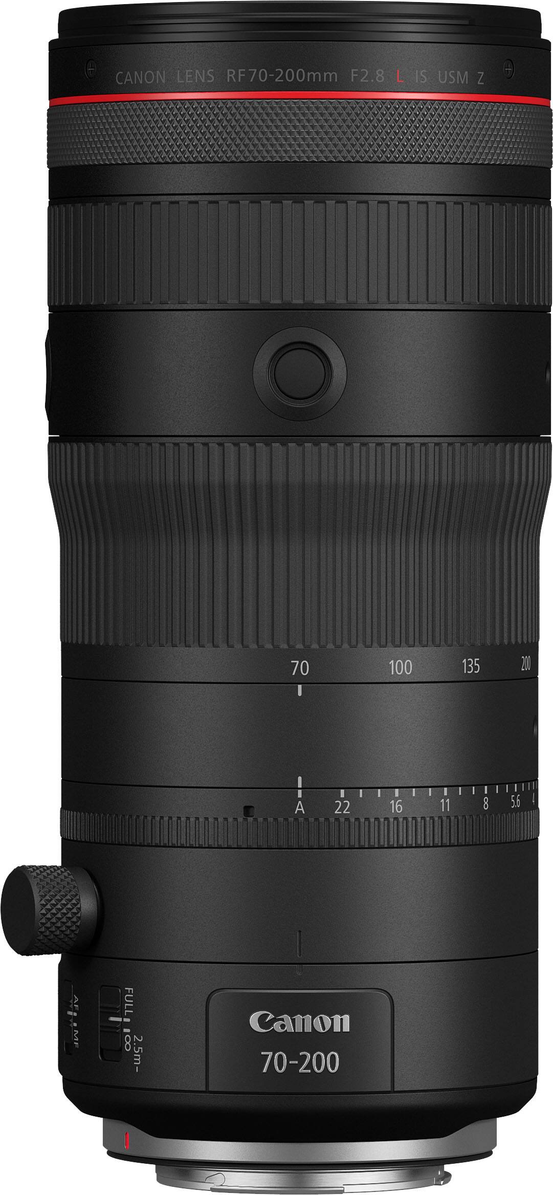 The text on the image reads "Canon 70-200mm F2.8 IS USM."