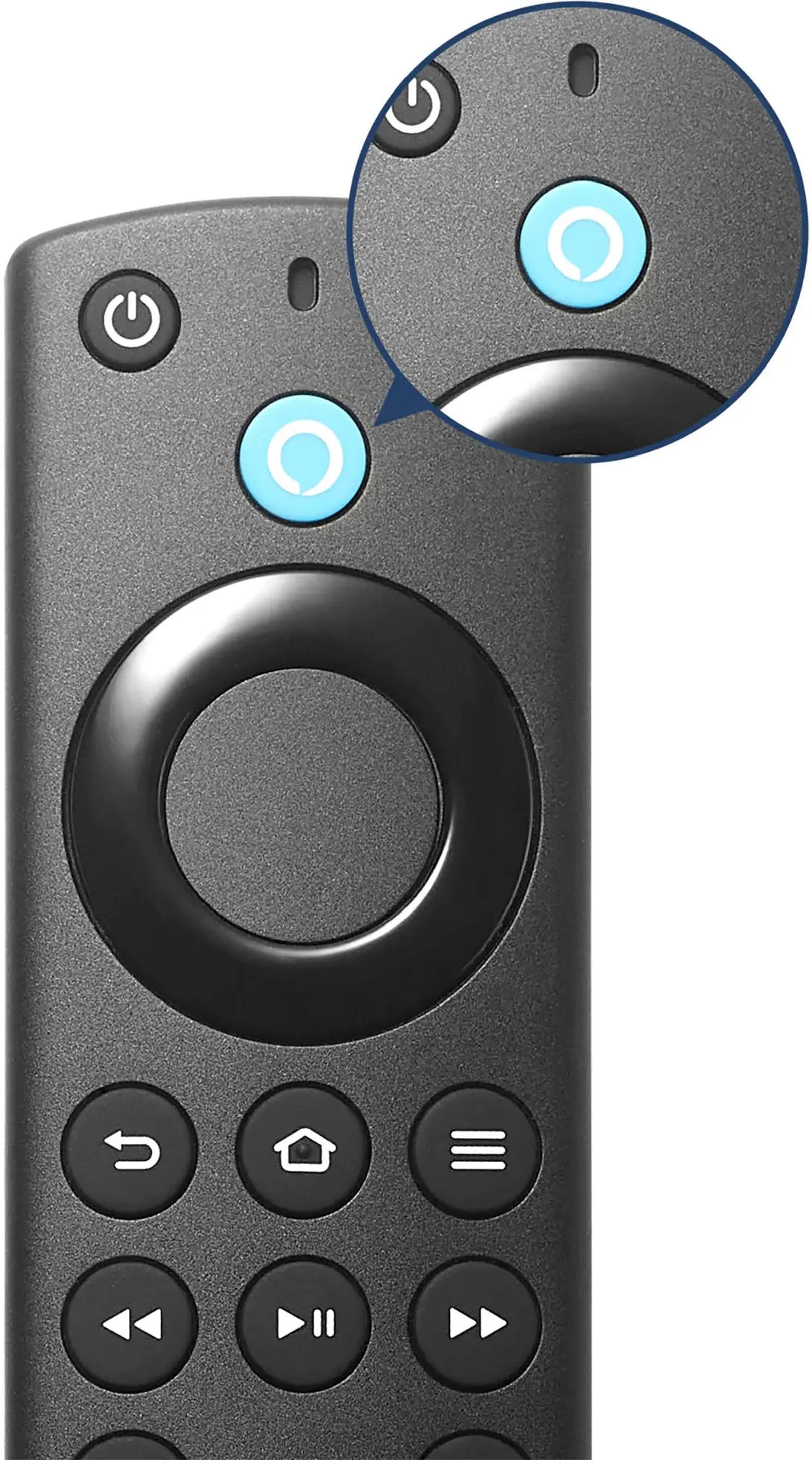 Insignia 65" Class F50 Series LED 4K UHD Smart Fire TV front and back view